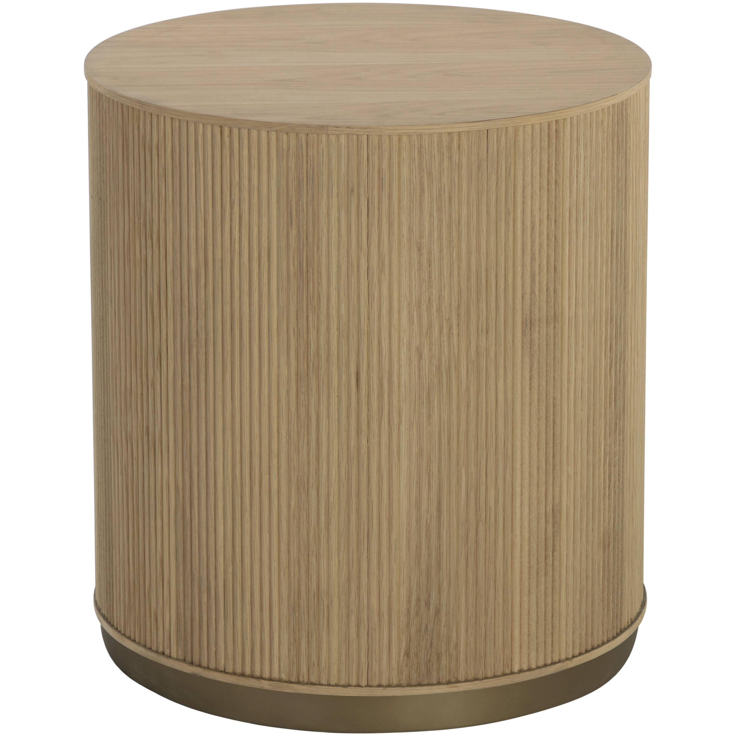 Kalla 24.5 X 22 inch Rustic Oak Side Table